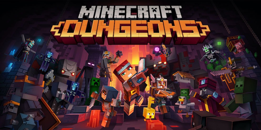 Minecraft Dungeons cover art