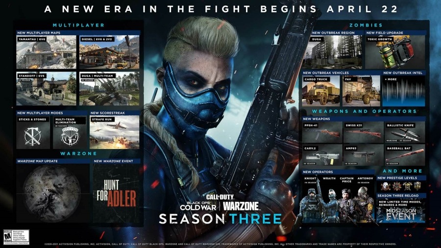 Call of Duty Season 3 new assets