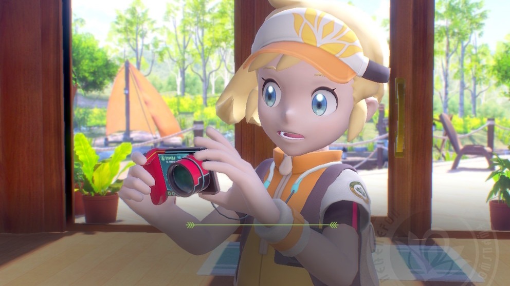 New Pokémon Snap screenshot: receiving a camera