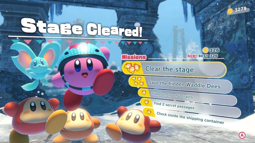 Stage cleared