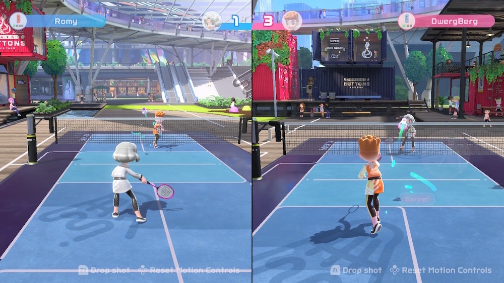 Badminton in Nintendo Switch Sports