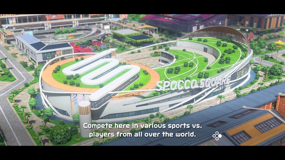 Spocco Square: the sports centre