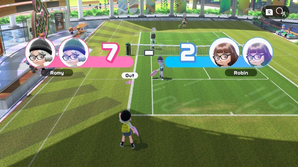 Tennis in Nintendo Switch Sports
