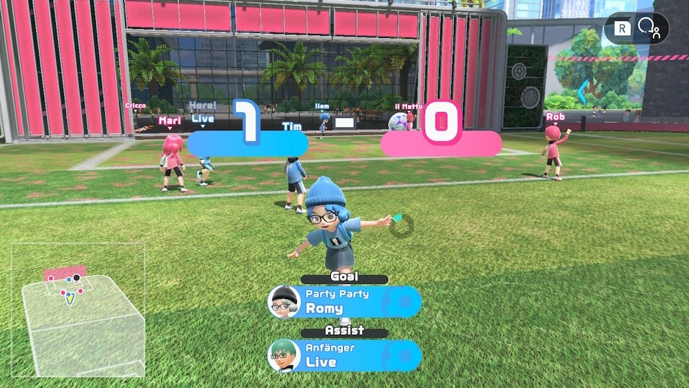 Soccer in Nintendo Switch Sports