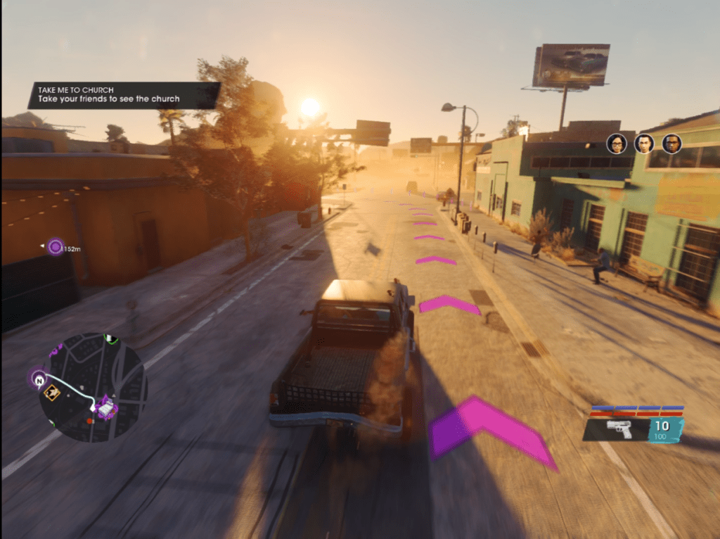 Driving in Saints Row
