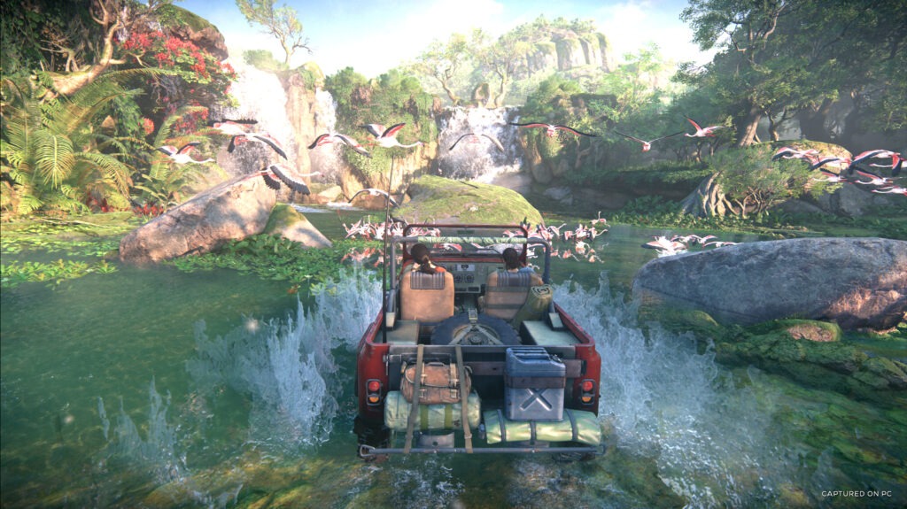 Jeep Action in Uncharted: Lost Legacy