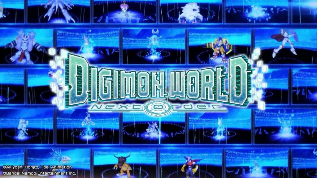  Title screen  in Digimon Wolrd: Next Order Review