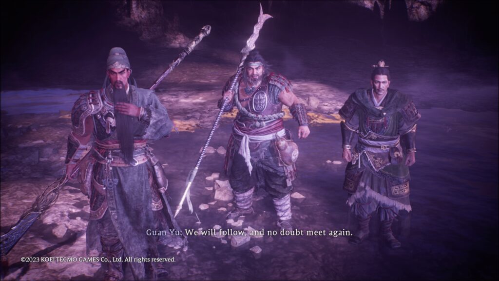 Guan Yu after battle