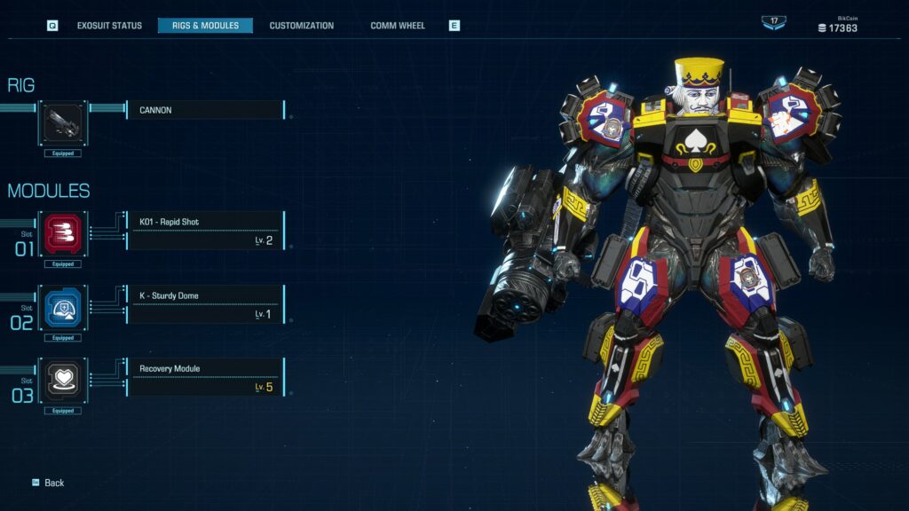 Exoprimal Krieger skin and build for preview