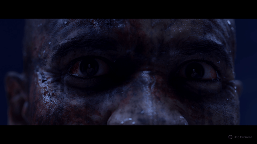 CGI trailer at the start of the game. blood and sweat coats the priests face, fear in his eyes as we see the reflection of Lilith in it.
