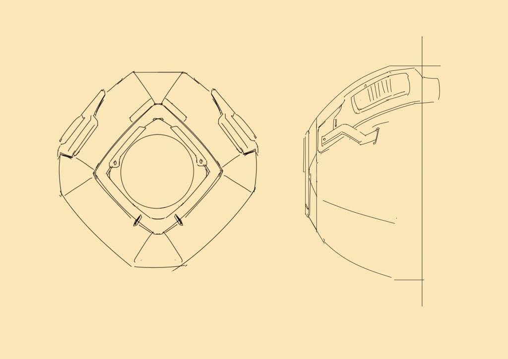 Shell "eye" designs
