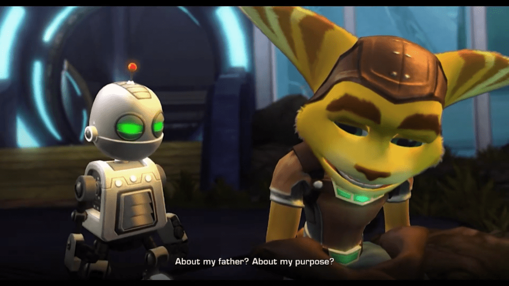 old cutscene of Ratchet and Clank