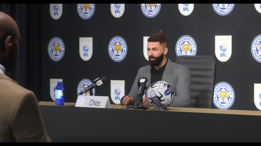 Manager Career Press Conference in EA Sports FC 24