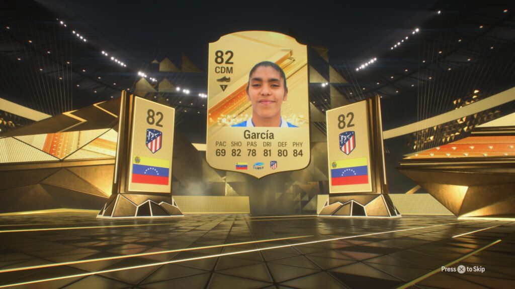 Pack opening in EA Sports FC 24