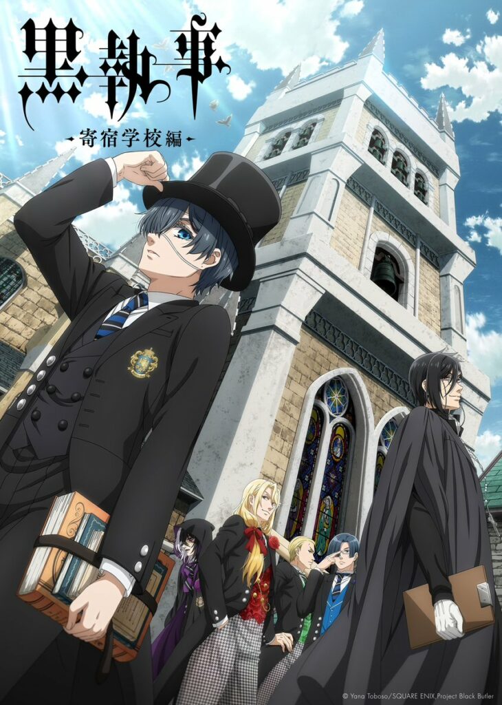 Black Butler returns for the Spring 2024 anime release schedule