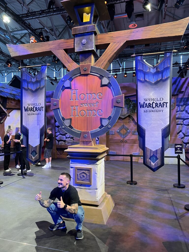 World of Warcraft Housing booth at Gamescom 2025