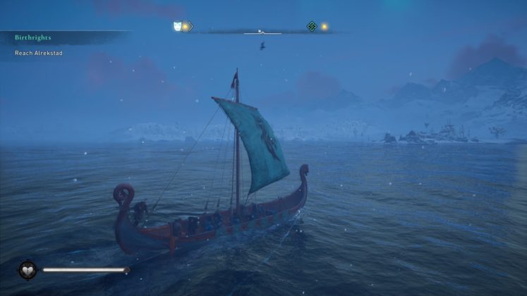 Το πλοίο των Βίκινγκ στη θάλασσα- assassin's creed valhalla