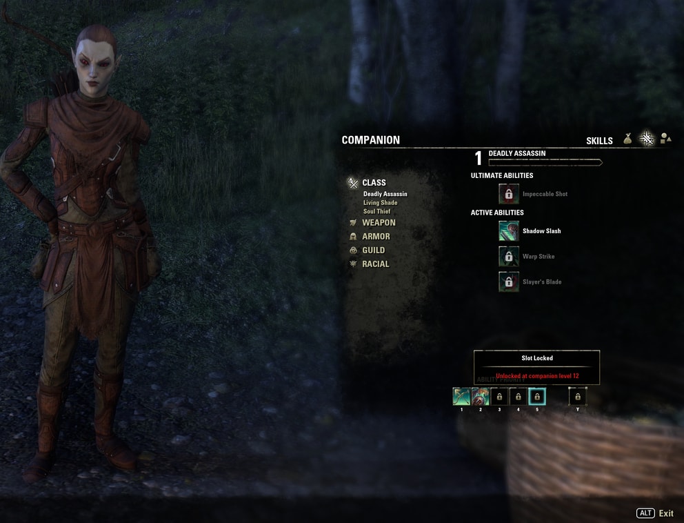 For this Elder Scrolls Online Blackwood review we played around with the companions a bit. They each have their own unique skill tree and are fully customizable.