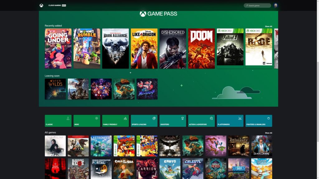 Xbox Cloud Gaming PC feature image