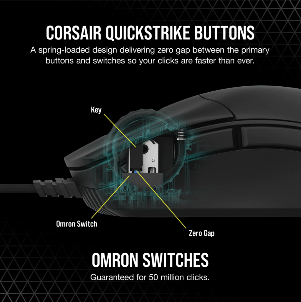 Corsair Quickstrike buttons