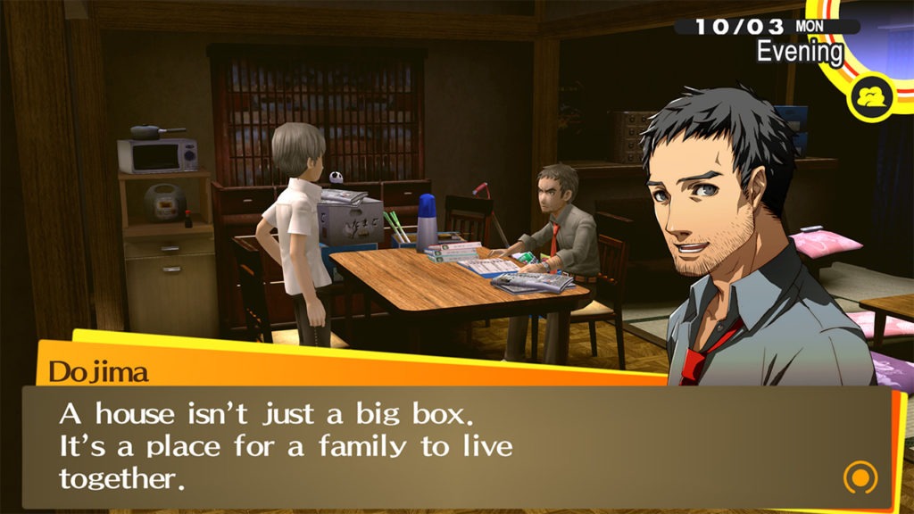 Dojima being wise and stuff