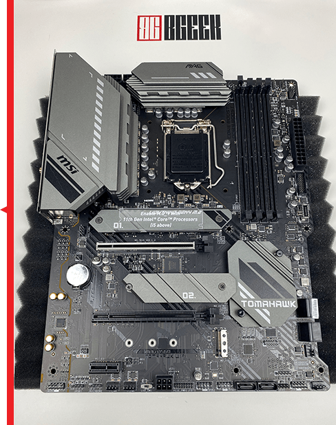 The generic picture of the motherboard