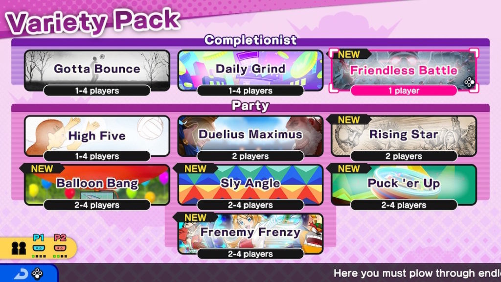 Party Pack in WarioWare Get It Together