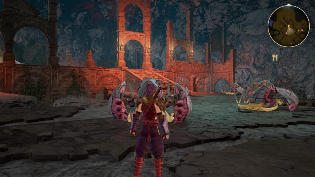 Screenshot from a dungeon in Tales of Arise