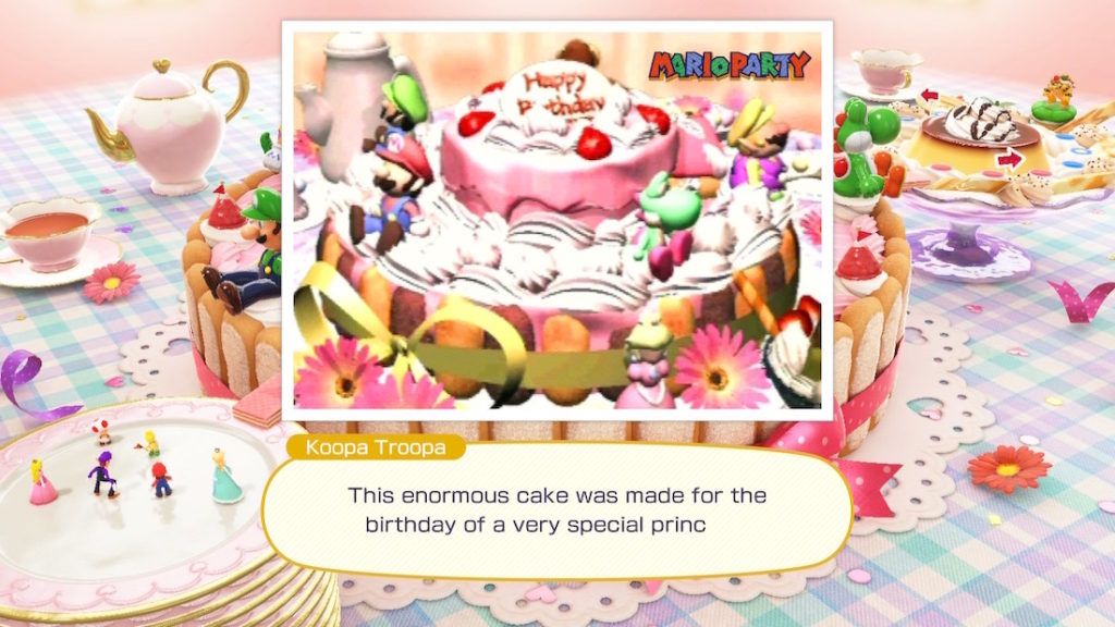 Peach's Birthday Cake