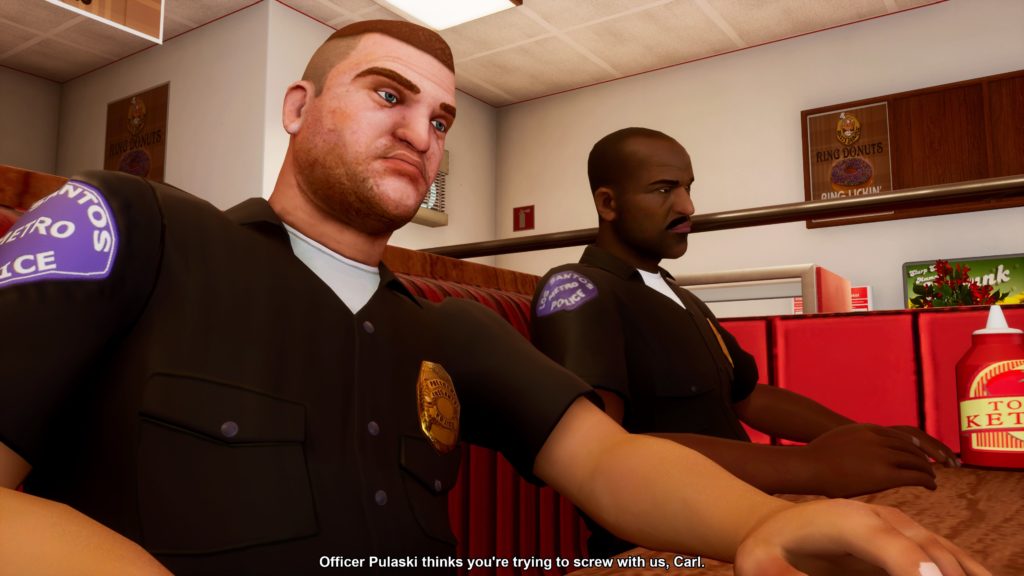 Crooked police officers in San Andreas