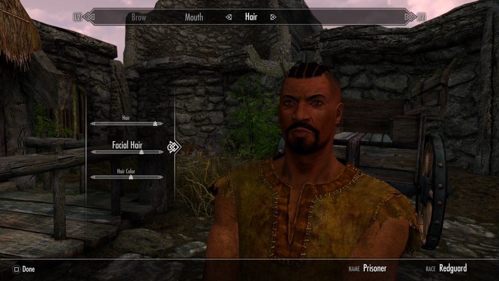 Character creation on Skyrim Anniversary Edition