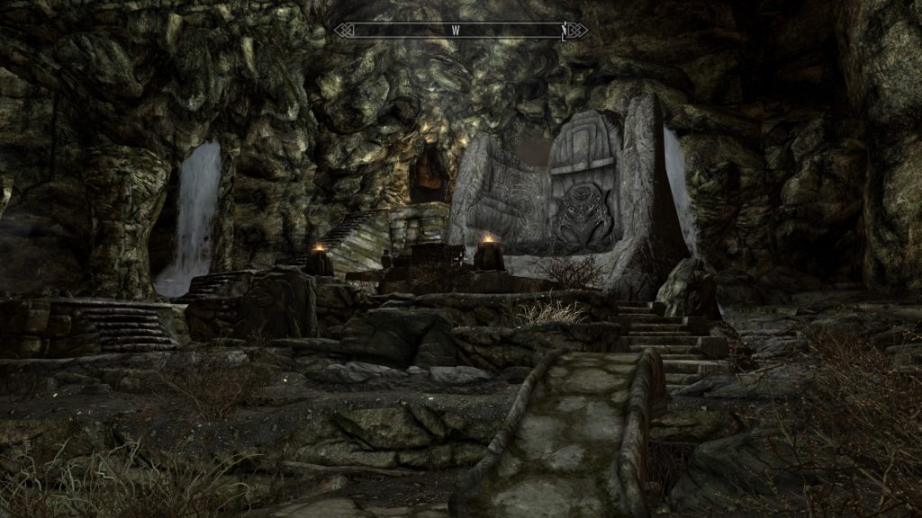 The dungeon beneath Falkreath Burrow
