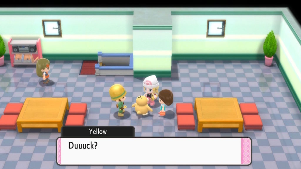 Screenshot meeting a psyduck