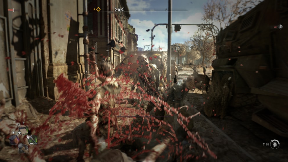 Bloody visceral combat is the peak of fun as you plow through infected.