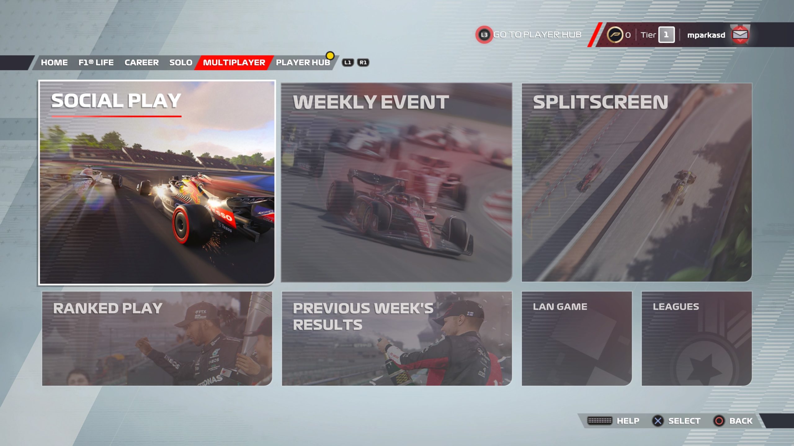 F1 22 Multiplayer game modes