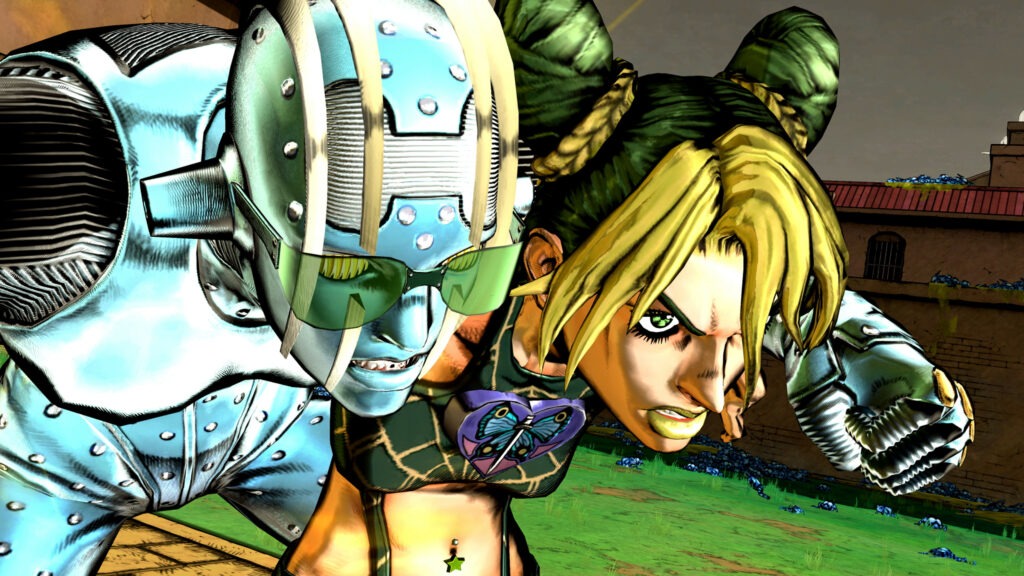 Jolyne Cujohwith her stand (JoJo)