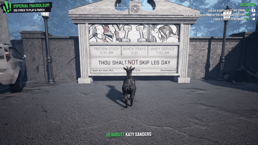 Goat Simulator 3 Xbox Series X review thou shalt not skip leg day