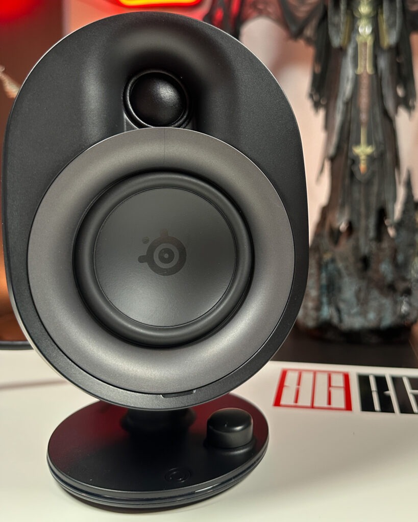 Close up of the right speaker