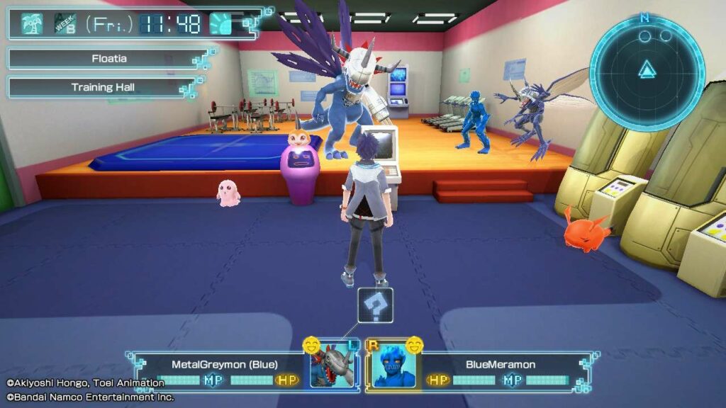 Digimon in the gym