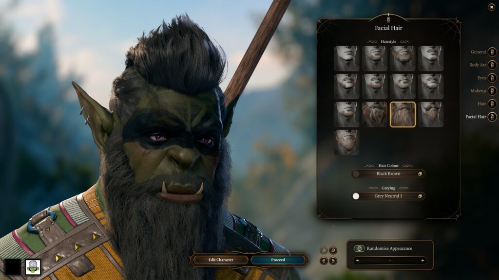 Custom creating a character - Ogre