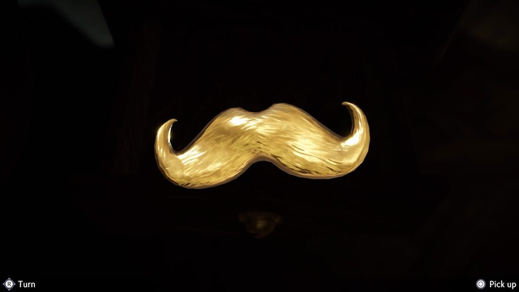 Golden moustache