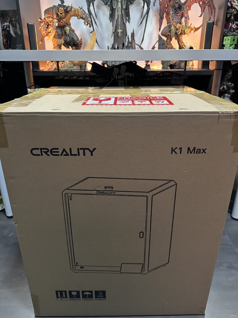 Big cardboard Creality box
