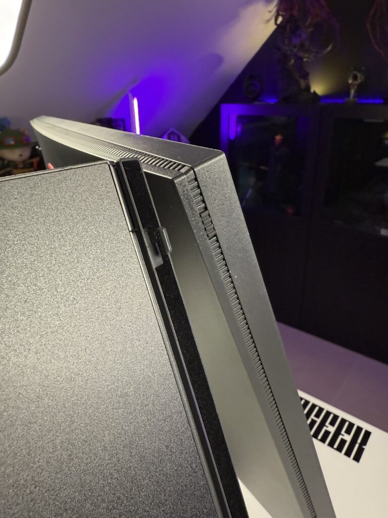 attaching the hook inside the hole