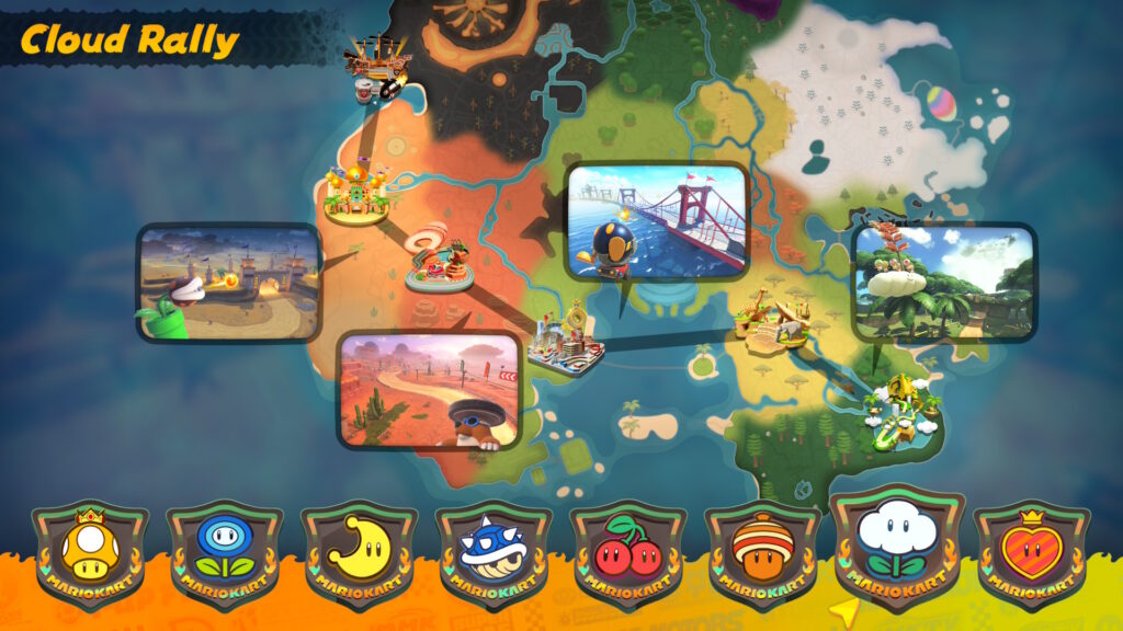 Mario Kart World - Choosing Tracks