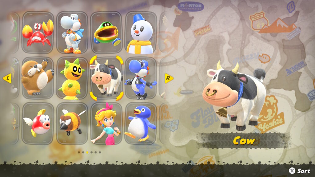 Mario Kart World - Cow