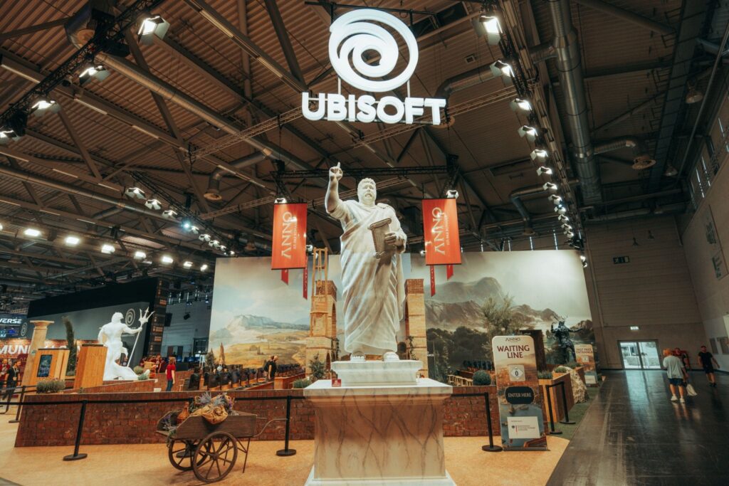 Ubisoft Pax Romana booth at Gamescom 2025