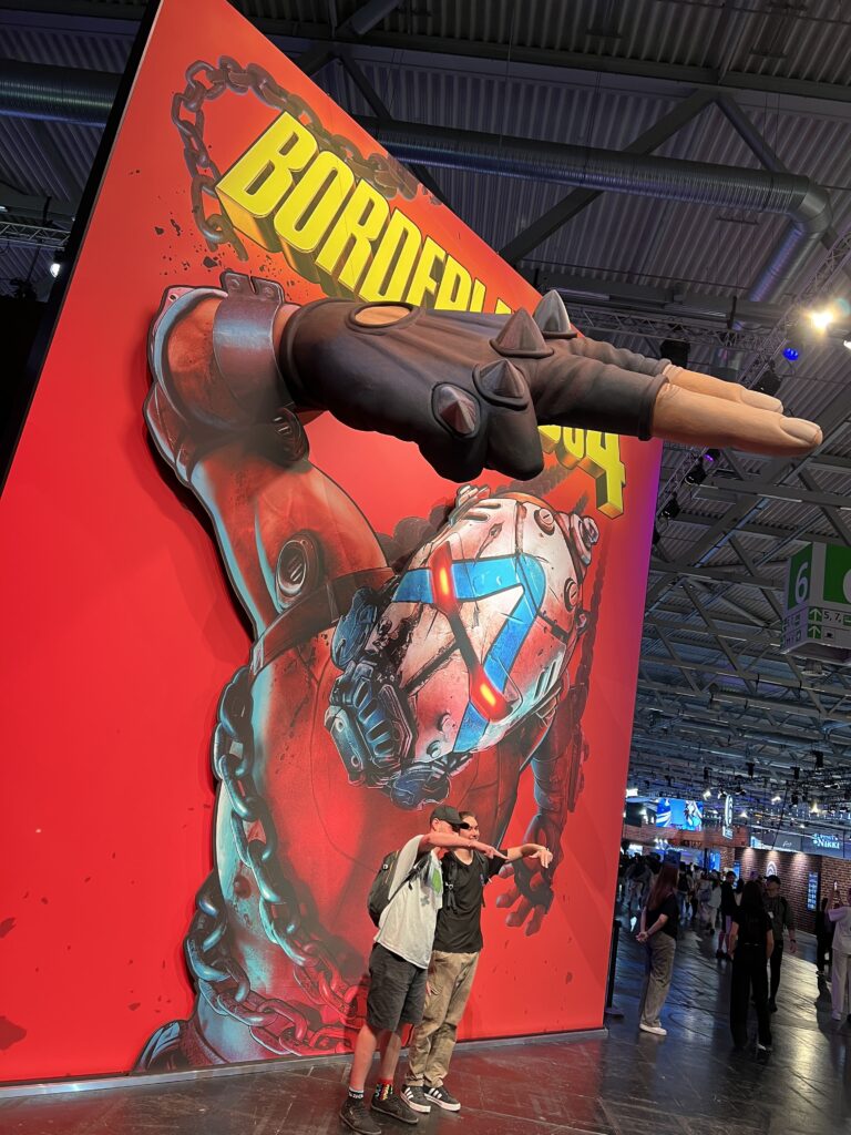 Borderlands 4 booth at Gamescom 2025