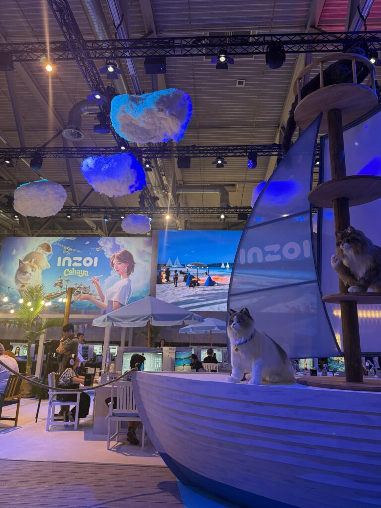 Inzoi booth at Gamescom 2025